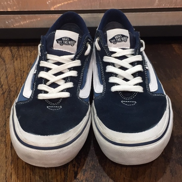 Vans Blue Suede Leather with Canvas Men’s 8 - Picture 5 of 8